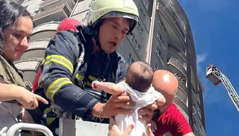 Kayseri'de 14 Katlı Binada Korkutan Yangın: Olayın Detayları