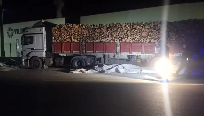Brandasını Toplayan TIR Sürücüsüne Otomobil Çarptı: Kaza Anı ve Sonrası