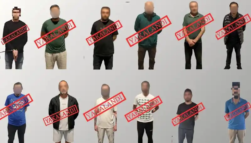 Kırmızı Bültenle Aranan 12 Kişi Yakalandı: Gözaltı Operasyonu Detayları