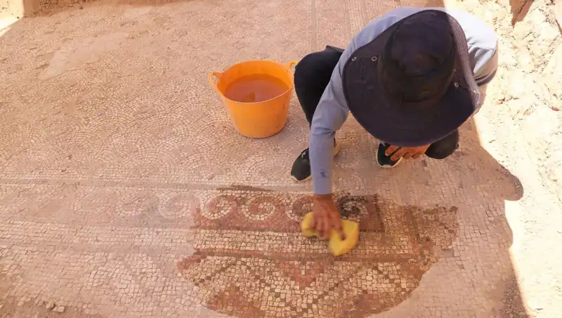 Mardin'de Bulunan 1500 Yıllık Mozaik, Tarih Sayfalarını Araladı