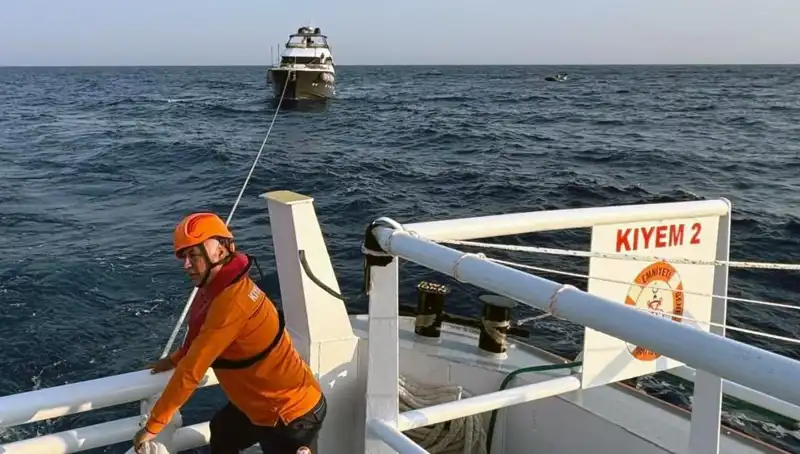 Marmaris Açıklarında Sürüklenen Tekneye Hızlı Müdahale: Hayatlar Kurtarıldı