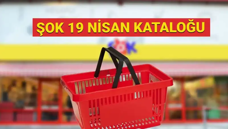 19-23 Nisan Hafta Sonu Şok Market Aktüel Ürün Kataloğu Açıklandı