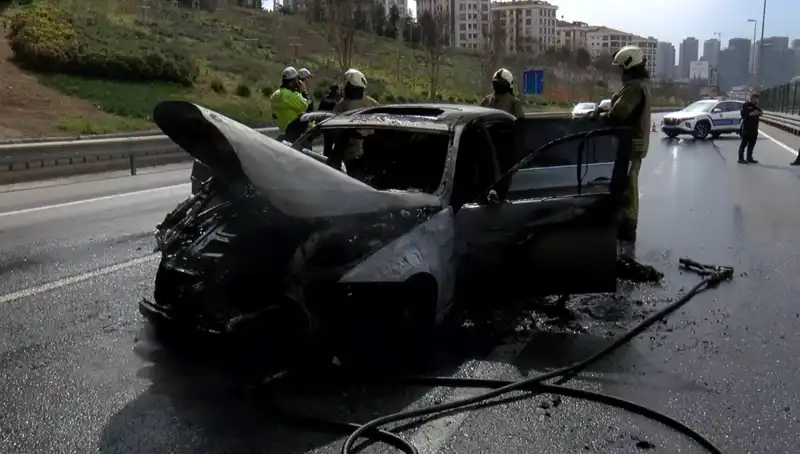 Alev Alev Yanan Otomobil, Görülmemiş Bir Merak Konusu Oldu