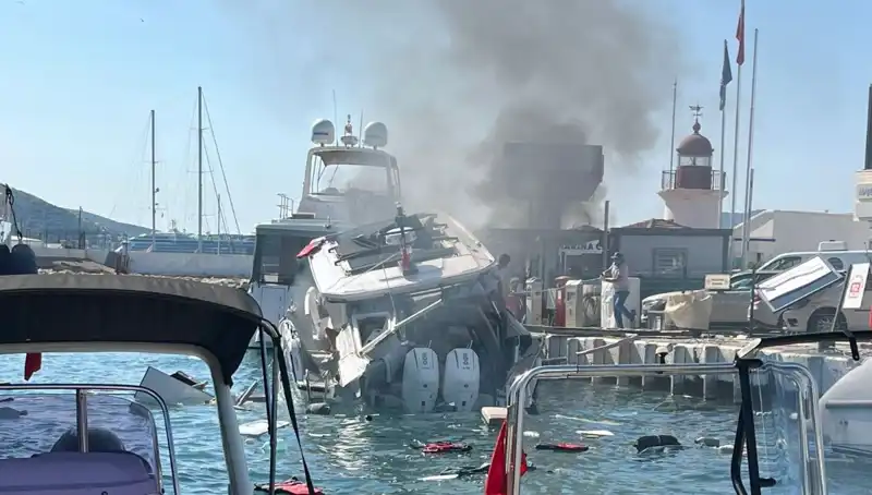 Bodrum’da Tekne Patladı: Yaralılar Arasında Durumu Ağır Olanlar Var