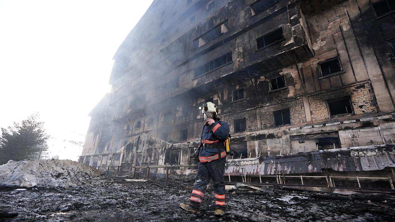 Kartalkaya'daki otel yangınına ilişkin itfaiye raporu açıklandı