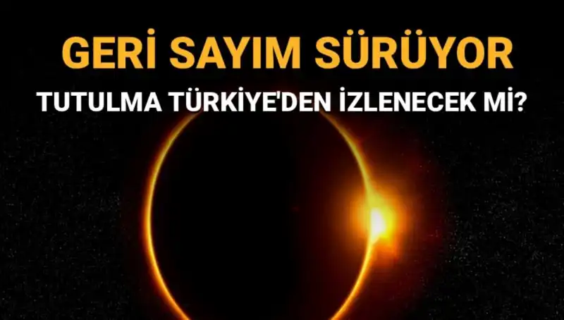 Eylül’de Türkiye’den Gözlemlenecek Heyecan Verici Güneş Tutulması