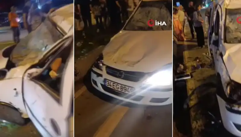 İstanbul Sahil Yolunda Şans Eseri Ucuz Atlatılan Kaza Detayları Ortaya Çıktı